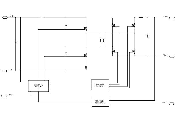 Application Circuit Diagram - Flex Power Modules PKU4317D DC-C Converter